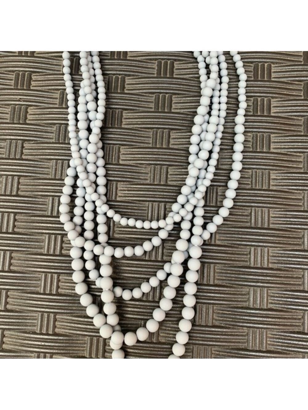 New Jessica McClintock Gray Ling Layered Necklace - Picture 2 of 2